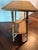 Wood Antique French Tortoise Wood and Grasscloth Occasional Table For Sale - Image 7 of 7