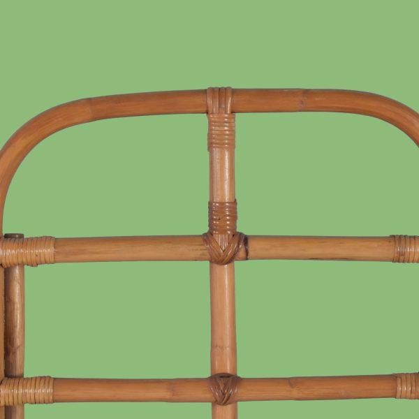 1950s 6 Strand Paul Frankl Style Love Seat For Sale - Image 4 of 6