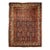 Early 20th Century Vintage Persian Malayer Area Rug, All-Over Paisley Pattern, Navy & Ivory, 5’ X 6’ For Sale