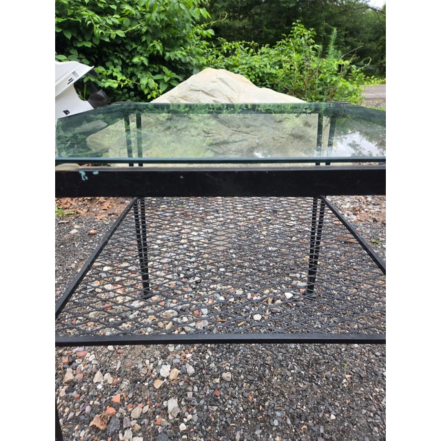 Vintage Woodard Pinecrest Outdoor End Table For Sale In New York - Image 6 of 10