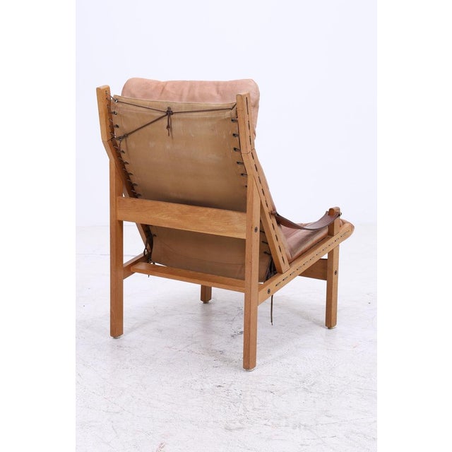 Vintage Hunter Chair in Leather by Torbjørn Afdal, 1960s For Sale - Image 14 of 18