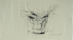 Roger Crusat, Le seau de paille, Pen Drawing