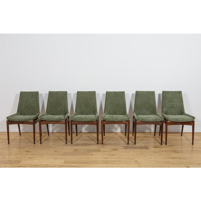 Robert Heritage Mid-Century Teak Hamilton Dining Chairs by Robert Heritage for Archie Shine, United Kingdom, 1960s, Set of 6 For Sale - Image 4 of 18