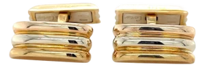 Late 20th Century Pair of Cartier, 18k Gold Trinity Cufflinks