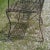 Antique Victorian Style Wire Chairs - Set of 2 For Sale - Image 11 of 12