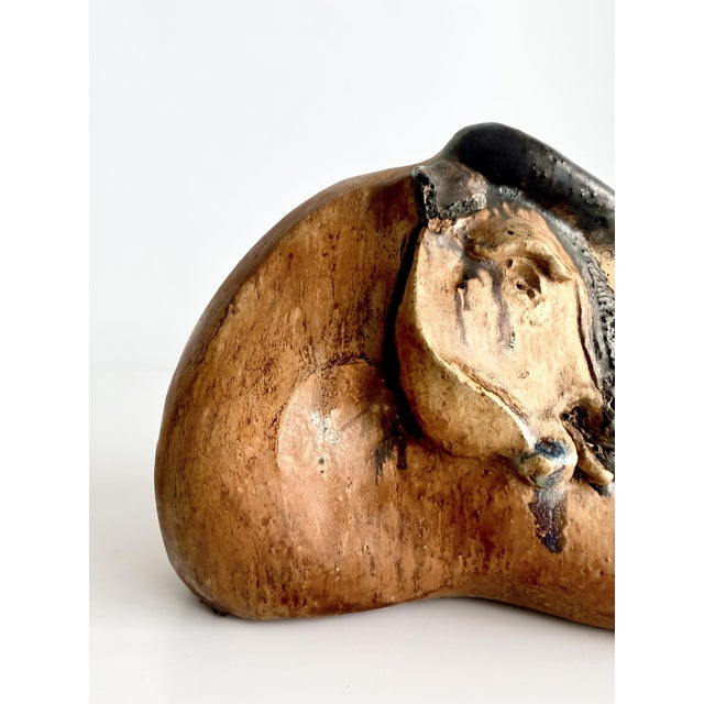 Unknown, Zoomorphic Bull, 1970s, Ceramic For Sale - Image 6 of 8