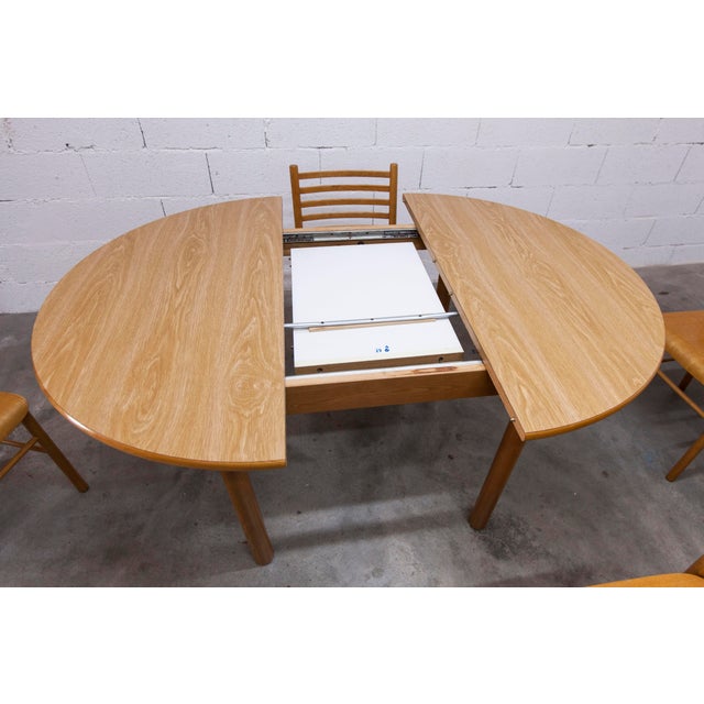 Danish Modernist Convertible Table and Chairs, 1970s, Set of 5 For Sale - Image 18 of 18