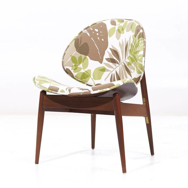 Seymour James Weiner for Kodawood Mid Century Clam Shell Chairs - Pair For Sale In Chicago - Image 6 of 12