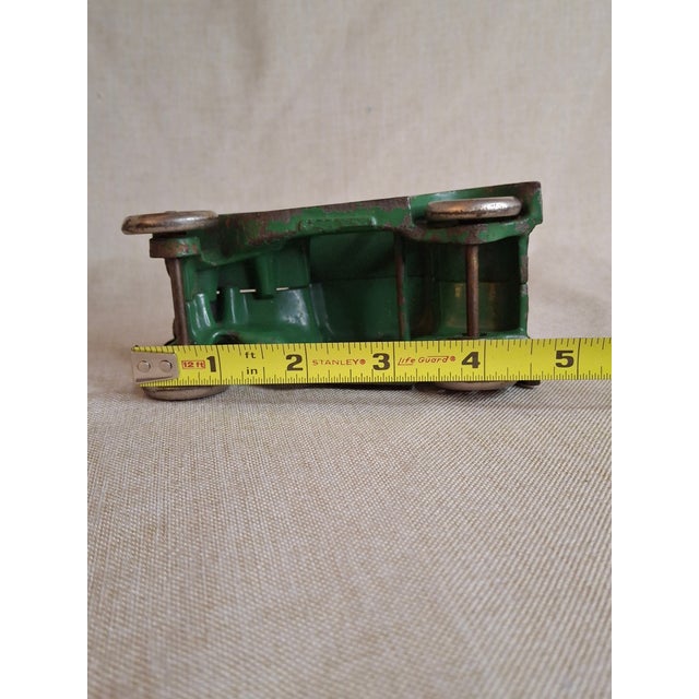 Antique Arcade Cast Iron Ford Model T Coupe Green Toy Car 5" Freeport Ill 1920s For Sale - Image 15 of 18