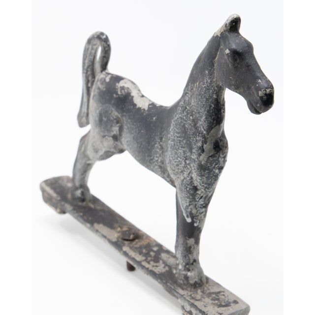 Mid 20th Century Leaded Equestrian Mailbox Topper For Sale - Image 5 of 8