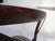 Wood Bent Wood Cross Back Dining Chair With Caned Seat and Cushion For Sale - Image 7 of 11