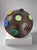 19th Century Art Nouveau Table Lamp in Metal with Multicolored Glass Cabochons, 1890s For Sale - Image 5 of 6
