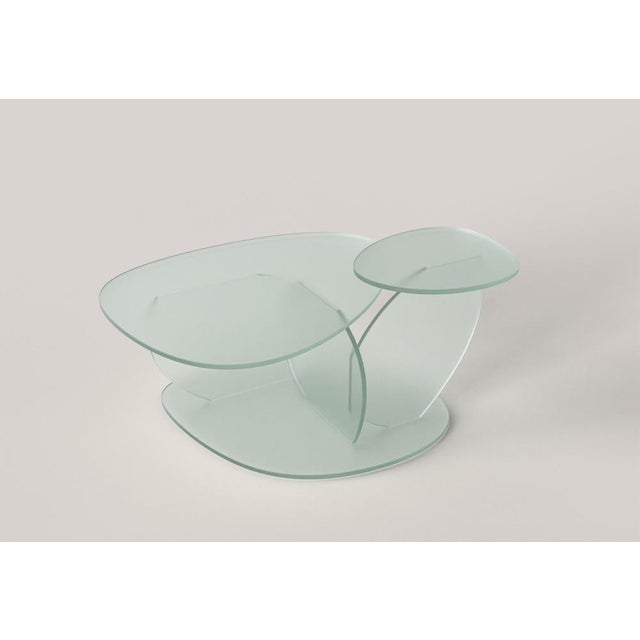 Glass Selva V2 Glass Low Table by Simone Fanciullacci For Sale - Image 7 of 9