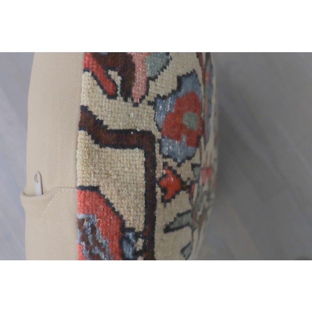 Pillow made from a late 19th-century Persian Sarouk Ferehan Rug 20'' x 20''