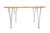 Bruno Mathsson Piet Hein & Bruno Mathsson "Super Ellipse" Coffee Table in Karelian Birch, Sweden, Circa 1960s For Sale - Image 4 of 17