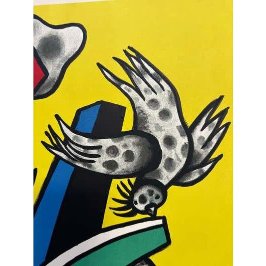 Mid 20th Century F. Leger 1956 Exhibition Poster, Modern Style, Mid-20th Century, Paper For Sale - Image 5 of 7