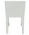 Early 21st Century Minimalist White Enameled Metal Chair / Postmodern Geometric Accent Chair For Sale - Image 5 of 7