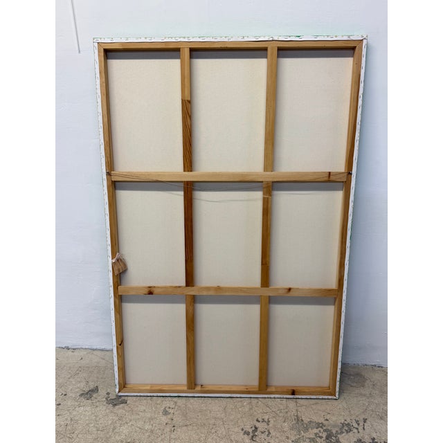 Modern Pop Art Resin Over Acrylic on Canvas Painting - Signed Nb For Sale - Image 12 of 12