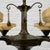 Chandelier in Brass & Glass from Bröderna Malmströms Metallvarufabrik, Sweden, 1930s For Sale - Image 10 of 14