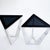 Mid 20th Century Mid 20th Century Pair of Triangular Modernist Side Tables For Sale - Image 5 of 5