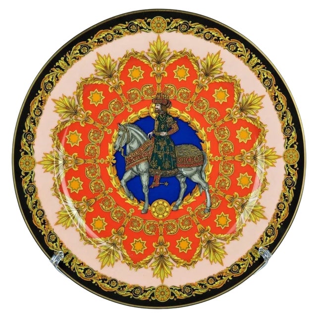 L'Ange Gabriel Plate by Versace for Rosenthal, 1996 For Sale