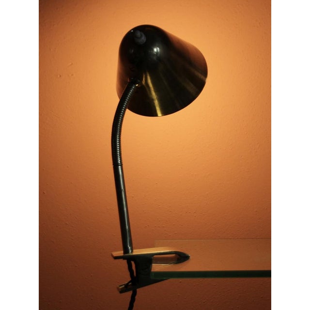 Mid-Century Table Lamp in Brass by Jacques Biny for Luminalité, 1950s For Sale - Image 9 of 14