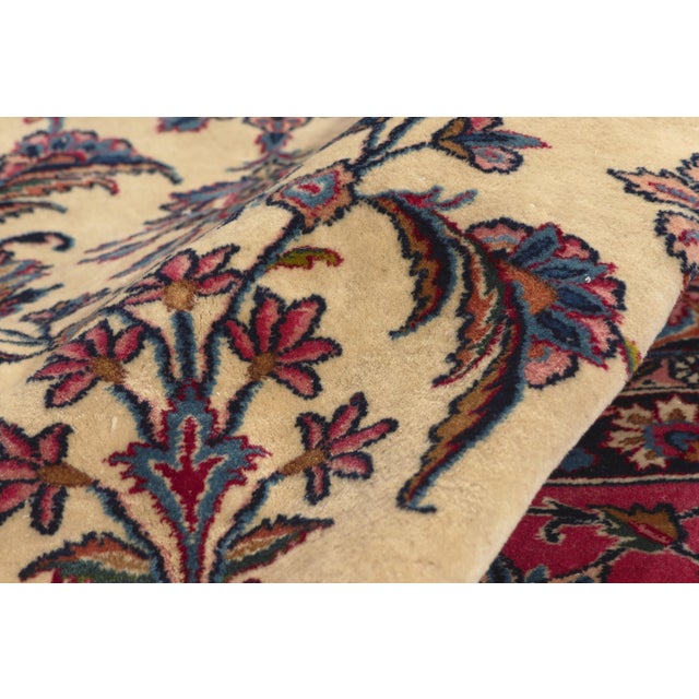 Antique Persian Kerman Rug, 10'01 X 13'08 For Sale In Dallas - Image 6 of 9