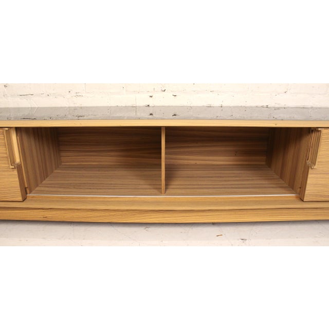 Black Stunning Low Profile Italian Sideboard For Sale - Image 8 of 13