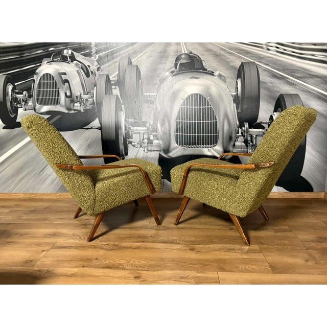 Set of Mid-Century Armchairs by Jaroslav Šmídek for Cesky Nabytek For Sale - Image 9 of 9