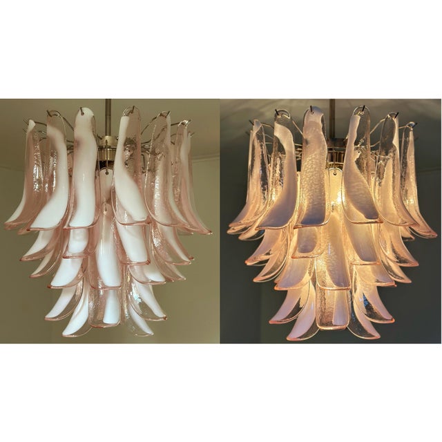 Pink Murano Glass Flamingo Chandeliers, Set of 2 For Sale - Image 9 of 9