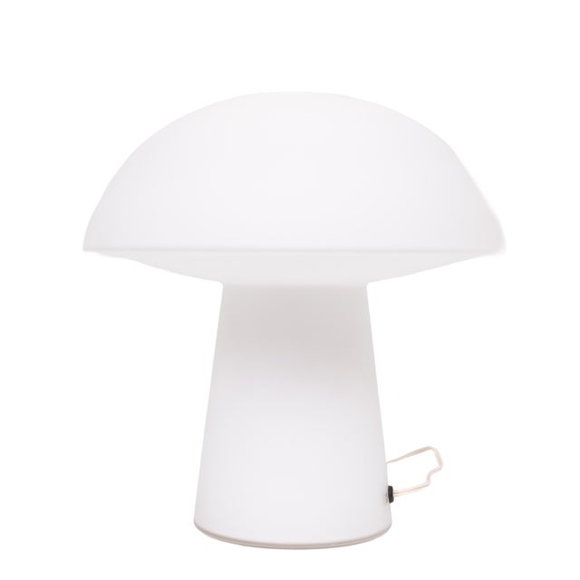 Large Mushroom Table Lamp from Glasshutte Limburg, Germany, 1970s For Sale - Image 10 of 10