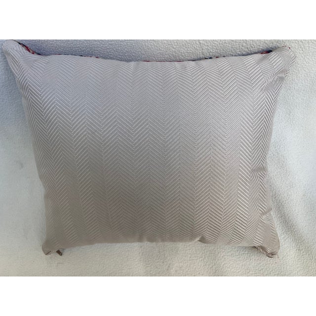 Pillow Upholstered With Antique Rug For Sale In Los Angeles - Image 6 of 6