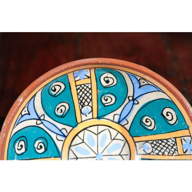 Handcrafted Antique Moroccan Couscous Bowl From Fez, 19th Century For Sale In Palm Springs - Image 6 of 9