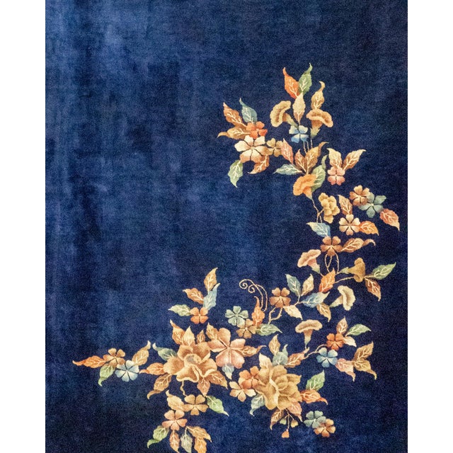 Antique Chinese Art Deco Rug 12' X 19'3 For Sale - Image 4 of 16