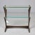 Mid-Century Modern Mid Century Mahogany Side Table With Magazine Rack and Brass Detail For Sale - Image 3 of 11