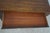 1980s Henredon Oak Campaign Style 1 Drawer Writing Desk For Sale - Image 5 of 18