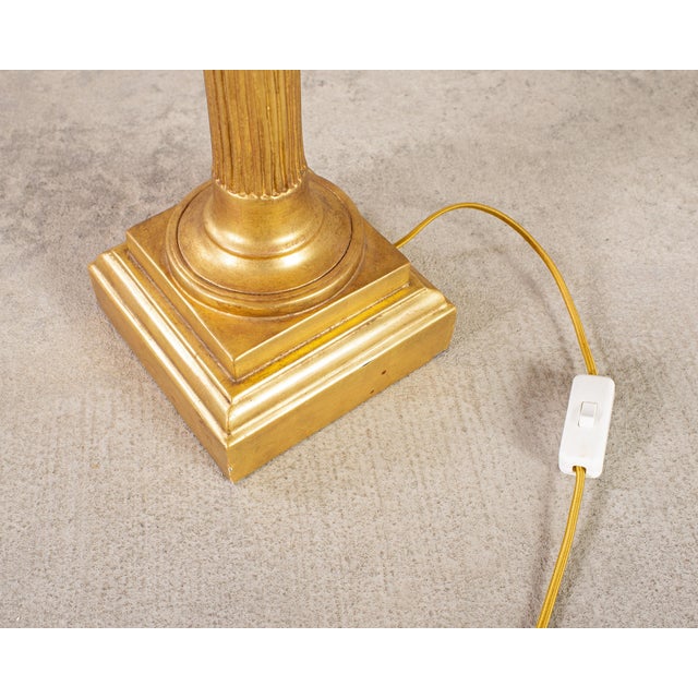 Pair of Nancy Corzine Neoclassical 22k Topiary Lamps For Sale - Image 11 of 18