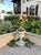 Stone Large Neoclassical Scalloped Green Marble Garden Urn Planter For Sale - Image 7 of 12