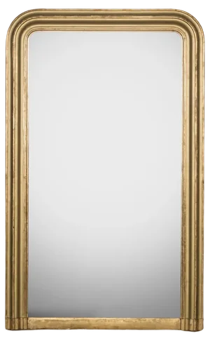 19th Century Louis Philippe Yellow Gold Mirror