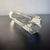 Modern Crystal Glass Paperweight, Octagonal Pillar, Late 20th Century For Sale In San Diego - Image 6 of 14
