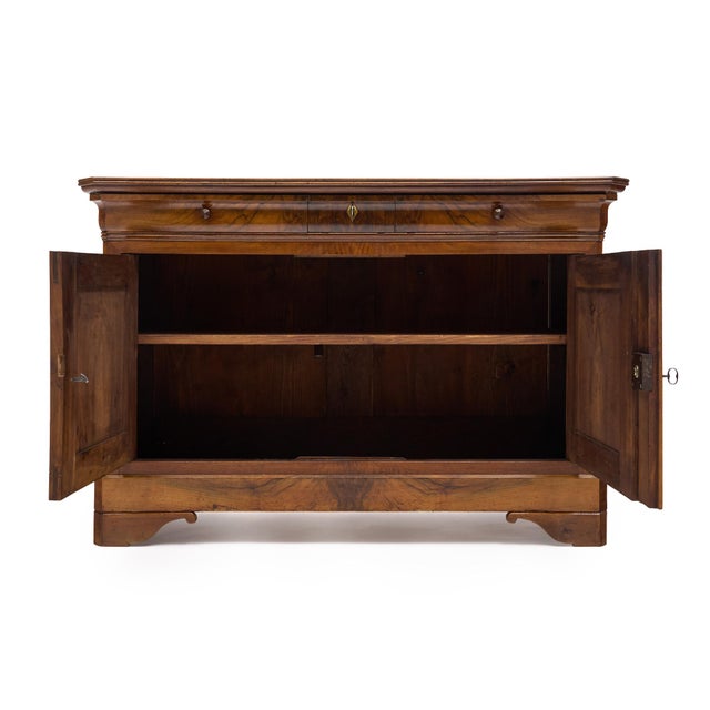 Wood French Antique Louis Philippe Period Buffet, Circa 1845 For Sale - Image 7 of 9