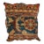 Pillow W/Antique Rug Fragment, 1'5" X 1'5" For Sale