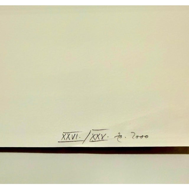 White Beat Zoderer, Swiss Contemporary Art Beat Zoderer Abstract Color Constructivist Screenprint, 2000 For Sale - Image 8 of 8