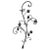 Wrought Iron Floral Garden Wall Decor For Sale - Image 11 of 11
