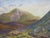 Fine late victorian mountain landscape watercolour by william monk re material: watercolour on paper, giltwood, glass a...