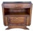 Art Deco Walnut Nightstand with Black Marble Top, 1920s For Sale
