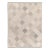Rug & Kilim's Scandinavian Style Custom Kilim Rug in Greige and White Diamond Pattern - 6'x9' For Sale
