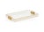 Chelsea House Inc Chelsea House Copas Serving Tray in White For Sale - Image 4 of 4