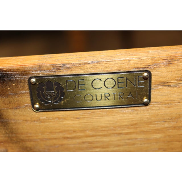 De Coene Freres Designed Directoire Style Black Lacquer & Brass Commode For Sale - Image 15 of 17