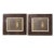 Brown Frances Nail Contemporary Brown and Blue Serigraphs 1980 - a Pair For Sale - Image 8 of 8